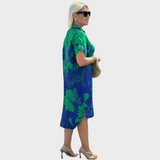 Сара – Рокля с цветен десен