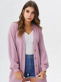 Elegant Knit Midi Cardigan