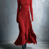 Гергана | Макси рокля с страничен възел