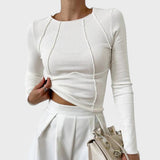 Златина – Дамска блуза с ефектни шевове