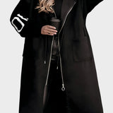 Талия – Луксозно палто с качулка