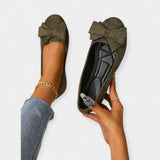 Обувки с панделка