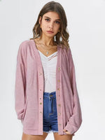 Elegant Knit Midi Cardigan