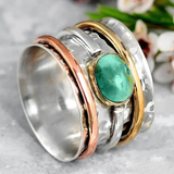 Винтидж златен и сребърен пръстен