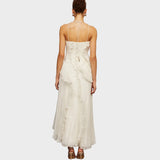 Ема - Дълга рокля с волани