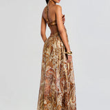 Максимална рокля Златна Аура