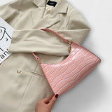 Бернарда - Блестяща Кожена Чанта