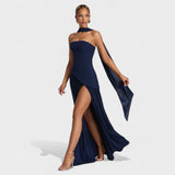 Хана - Дълга рокля с изискан дизайн