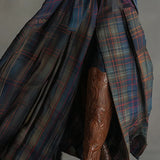 Снежана | Макси рокля от син велур