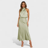 Аlda - Елегантна Сатенена Рокля