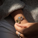 Черна бижутерия | Фото медальон гривна – Сърце