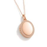 Noire Attire | Oval Photo Medallion Necklace