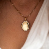 Noire Attire | Oval Photo Medallion Necklace
