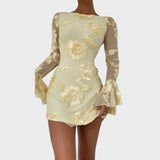 Джулия - Рокля с цветен чар