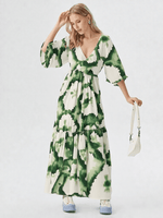 Chic Long Sleeve Evening Dress - ClovyRE