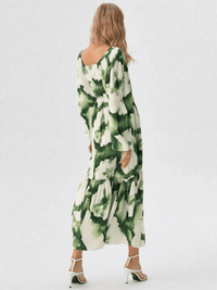 Chic Long Sleeve Evening Dress - ClovyRE