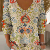 Беатриче – пуловер с V-образно деколте