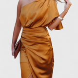 Даница Плавна Рокля с Елегантен и Вечен Силует